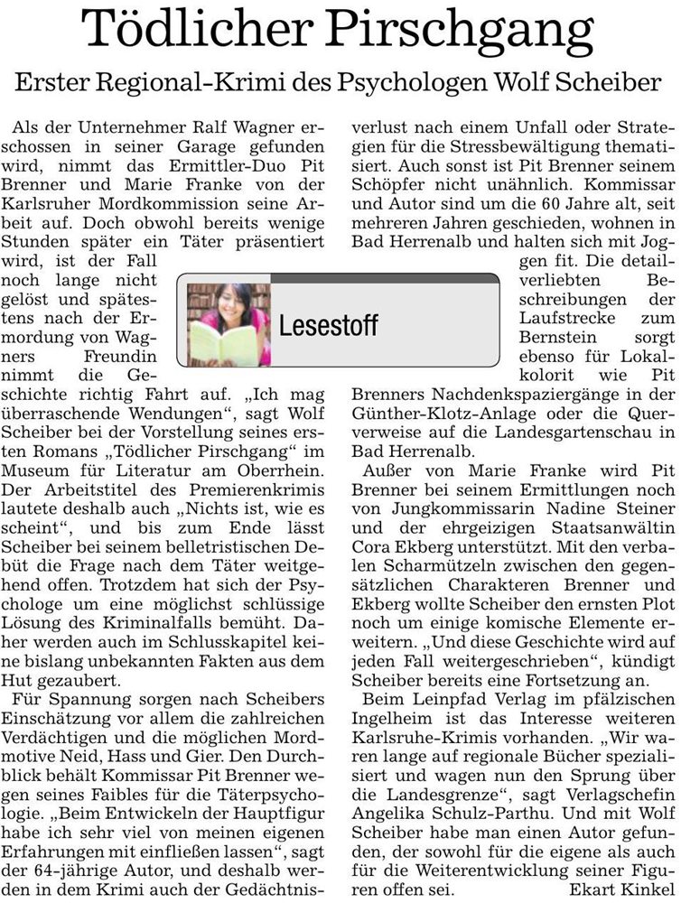 Badische Neueste Nachrichten; 04.05.2018